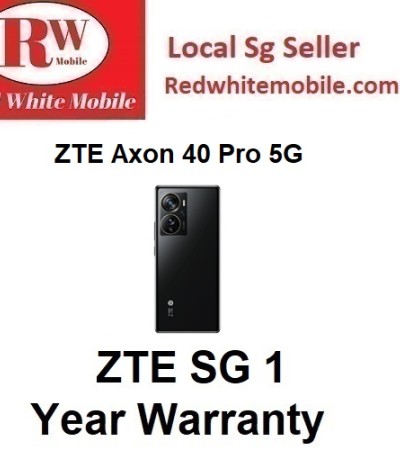 ZTE Axon 40 Pro 5G 12/256GB-ZTE SG 1 Year Warranty